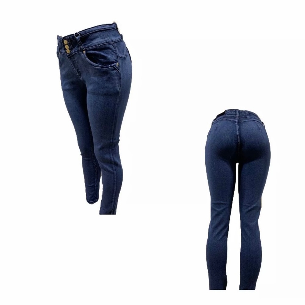 new medium blue Colombian designed push up jeans